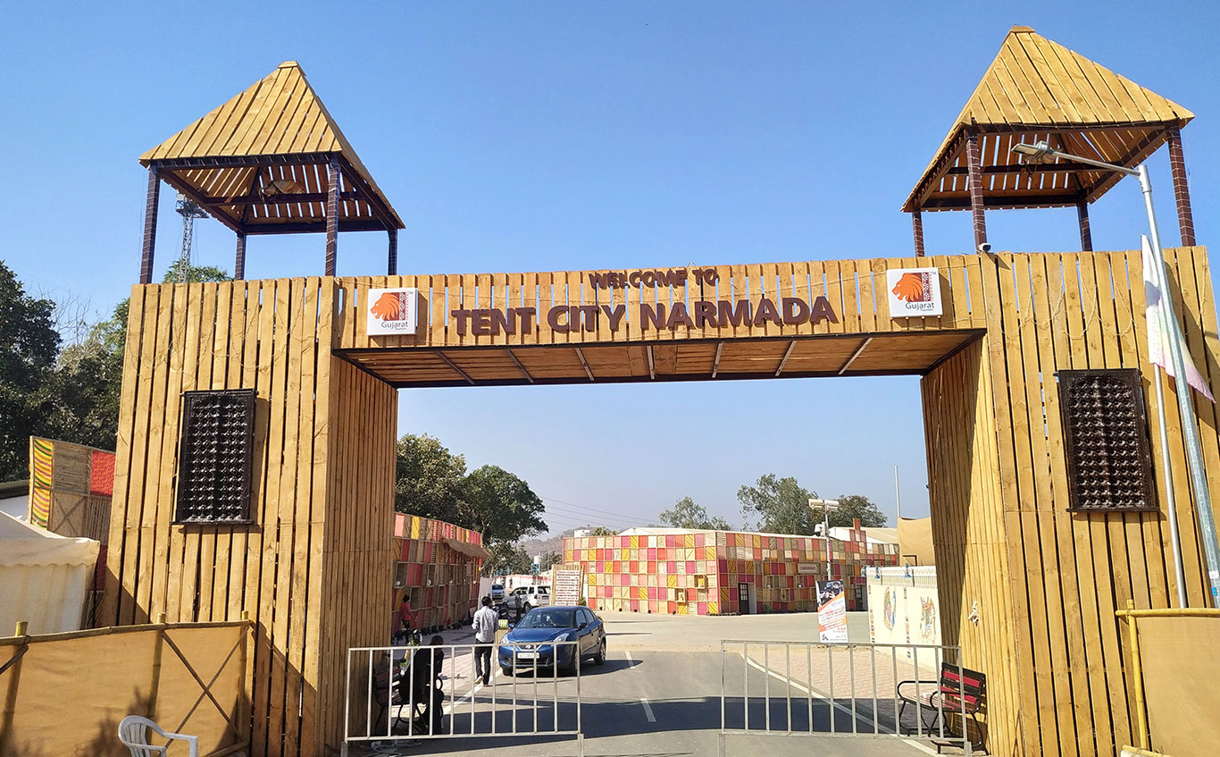 Grazen geluid Spit Tent City Narmada | Stay near Statue of Unity | Online Booking